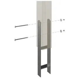 SKANHOLZ Friesland Hybrid Set 12 3,14 x 7,08 m schiefergrau inkl. Abstellraum