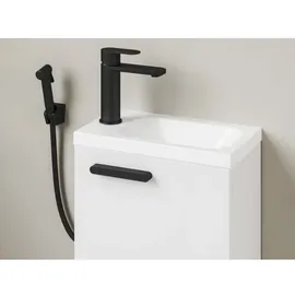 Ravak Chrome II Waschtischarmatur mit Bidetbrause Schwarz X070462