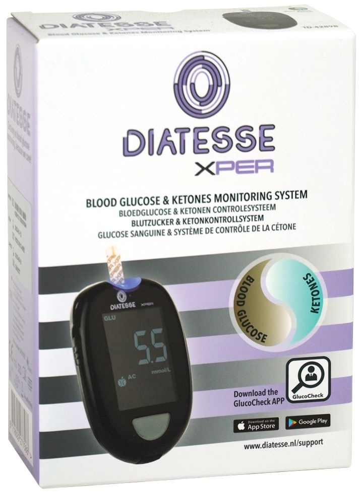 Diatesse Xper Glucosemeter Startpakket - The Tester 1 St