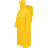 normani Regenponcho Regenponcho Tutunendo mit Rucksackfunktion - Extra Langer wasserdichter Outdoorponcho braun|gelb L/XL