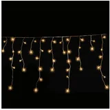 Gartenpirat Eisregen 12 m 480 LED warmweiß Lichterkette mit Flashing-Effekt