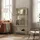 [en.casa] Vitrinenschrank Klippestad 160 x 80 x 35 cm Kamelfarben
