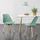 [en.casa] 2er-Set Esszimmerstuhl Fläten Mint