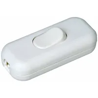 Kopp Schnurzwischenschalter, 1-polig, 250 V, 6 A, weiß, 191317086