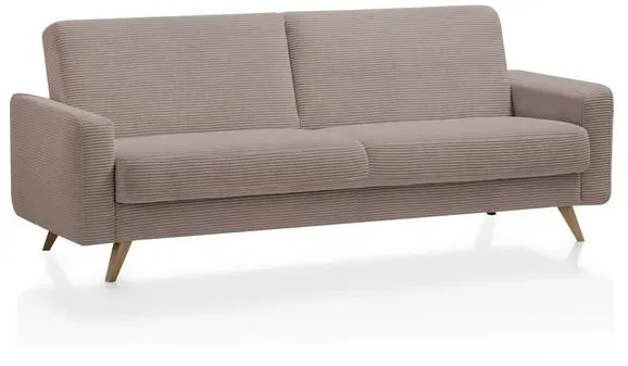 Exxpo by Gala Sofa mit Funktion Samso Cord Braun Cappuccino