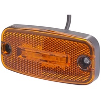 Hella Seitenmarkierungsleuchte LED - 12V - Anbau - Lichtscheibenfarbe: