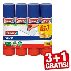 3 + 1 GRATIS: 3 tesa ecoLogo Klebestifte 20,0 g + GRATIS 1 St.