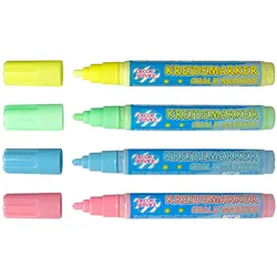 24x Kreidemarker Pastell-Set Schreibbreite 2-3mm
