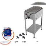 ChattenGlut Gasbräter 1-flammig 3,6kW Standgerät Stahlpfanne mit DGUV