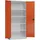 Classix Aktenschrank 92 x 42 x 194 cm rot/lichtgrau