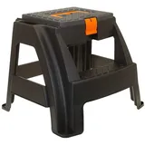 Mojawo Tragbarer Fußhocker Fußtritt Sitzhocker Hocker mit Staufach H43cm