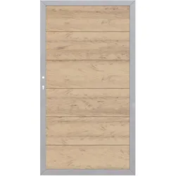 TraumGarten DESIGN WPC Alu Tor sand DIN LI