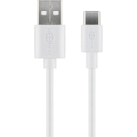 Goobay 38677 USB Kabel 0,1 m Weiß