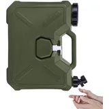 Lanmijia 12L Wasserkanister mitHahns, Wasserkanister Camping, Tragbarer Wasserbehälter, Auslaufsicher für Angeln, Outdoor & CampingWasserbehälter mit Griffen und Füllstutzen