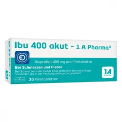 Ibu 400 akut 1 A Pharma® - Das Ibuprofen gegen den Schmerz