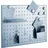 Alco Magnettafel 50 x 35 cm Silber