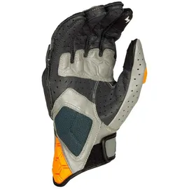 Klim Badlands Aero Pro Short 2024 Motorrad Handschuhe grau-blau, Größe S