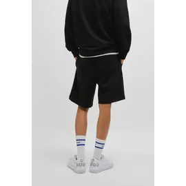 Hugo Sweatshorts aus reiner Baumwolle, Modell 'NASENSIO', Black, S