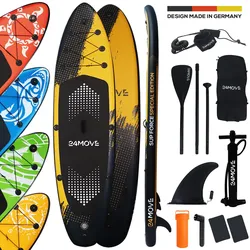 24MOVE® Standup Paddle Board SUP, inkl. umfangreichem Zubehör, Paddel und Hochdruckpumpe, SPECIAL FORCE, 320x80x15cm