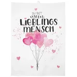 SHEEPWORLD GRUSS & CO 47104 Geschirrtuch Lieblingsmensch