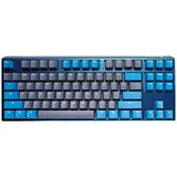 Ducky One 3 Daybreak TKL PBT blau, LEDs RGB, MX RGB RED, USB, US (DKON2187ST-RUSPDDBBHHC1)