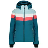 CMP Zip Hood Teal - 40