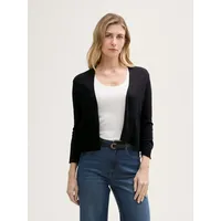 Tom Tailor Knit Open Strickjacke - Deep Black -