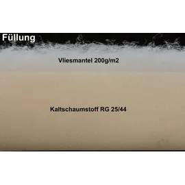 sunnypillow Sitzauflage 40 x 40 x 5 cm cremefarben 4-tlg.