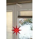 Generisch Fensterdekorationshalter mit Kabelführung, Weiß, für Herrnhuter Sterne und Weihnachtsdekoration