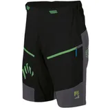 Karpos Rapid Baggy Shorts Black/Dark Grey/Green Fluo M