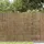 vidaXL Gartenzaun 400 x 100 cm Braun/Metall