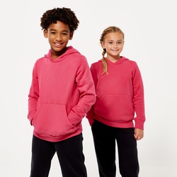 Kapuzenpullover Kinder Baumwolle - rosa, rosa, Gr. 164 - 14 Jahre