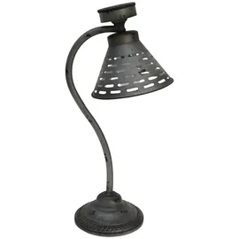 deluke Außenleuchte Kunststoff 57,0x22,0x30,0 cm Solar-Tischlampe Silber