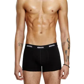 Diesel Herren Boxershorts, 3er Pack - DAMIEN-UTLT, Trunks, Cotton Stretch Schwarz M