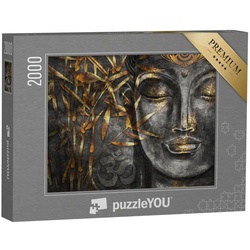 puzzleYOU Puzzle Digitale Kunst: Bodhisattva Buddha, 2000 Puzzleteile, puzzleYOU-Kollektionen Buddha, Menschen, 48 Teile, Schwierig