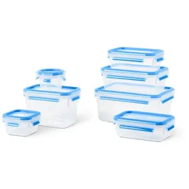 Emsa Frischhaltedose rechteckig blau 0,15/0,2/0,55/1,1/2,2 l 14-tlg.
