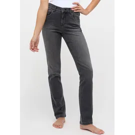 Angels Jeans Straight Fit Cici in grauer Used-Waschung-D42 / L30