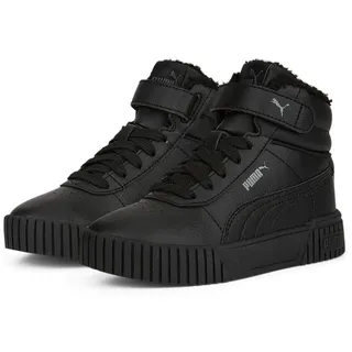 Puma Carina 2.0 Mid WTR PS Sneaker, Black Black-Dark Shadow, 31