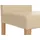 chefgastro Esszimmerstuhl Kunstleder Beige
