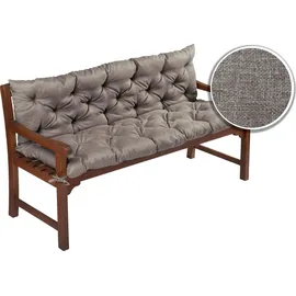 sunnypillow Bankauflage 190 x 50 x 50 cm grau 1 St.