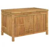 furnicato Gartenbox Gartentruhe 90x52x55 cm Bambus (1 St) braun