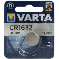 Varta CR1632 Lithium Batterie 3 Volt 140mAh