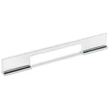 SO-TECH® Möbelgriff SW98 BA 160/192 mm Chrom poliert, Bügelgriff Schrankgriff Schubladengriff - incl. Schrauben silberfarben