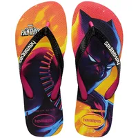 Havaianas Top Marvel Flip Flops Unisex, Schwarz/Rosa Elektrisch, 41/42 EU