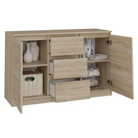 Top e shop Schubladenkommode 120 x 75 x 40 cm Braun