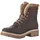 TAMARIS Damen Warmfutter Stiefel Leder Blockabsatz Duo-Tex; MOCCA, EU