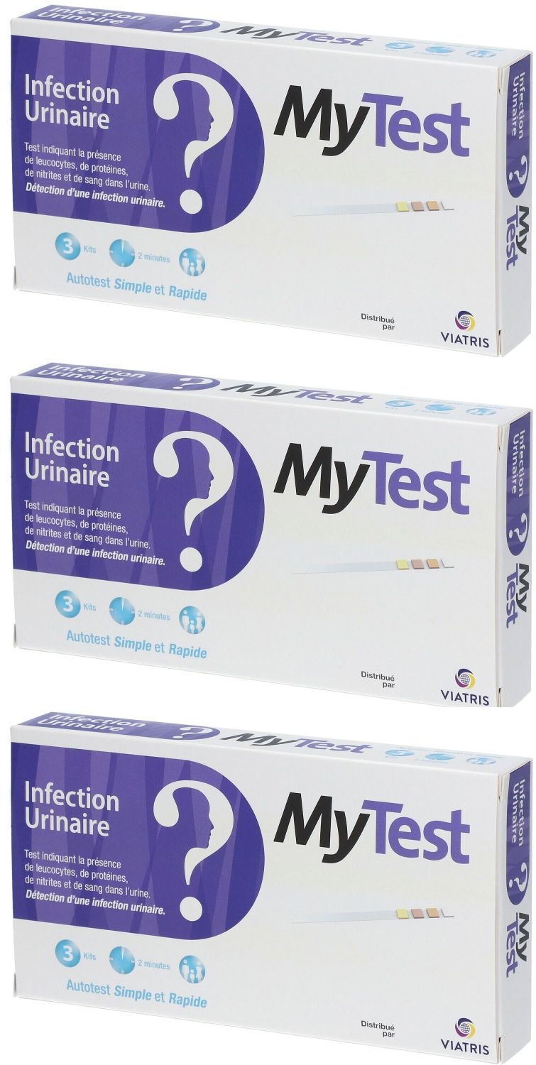 MyTest Infection Urinaire 3x1 pc(s) bande(s) de test