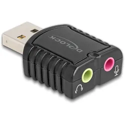 Delock Soundkarte - 24-Bit - 96 kHz - mono / stereo