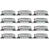 Märklin 45666 H0 12er-Set US Hopper Cars der BNSF