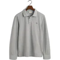 GANT Herren Poloshirt 1er Pack Regular SHIELD Longsleeve PIQUE Rugger,